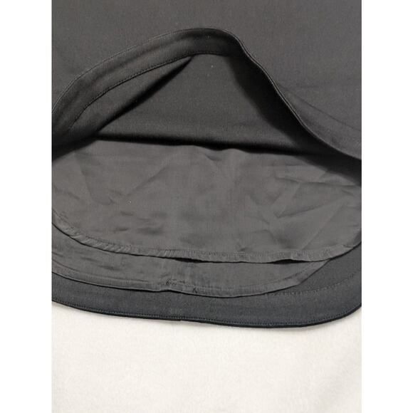 Trina Turk skirt Scoop Hem Black Womens Size 2 Classic Work Office Party Zipper - Picture 4 of 8